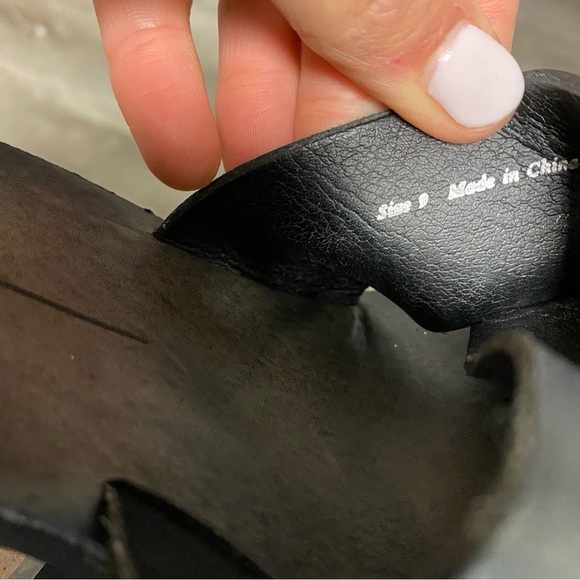 Dolce Vita | Athena Heeled Sandals With Wooden Heels Size 9 - Picture 6 of 11